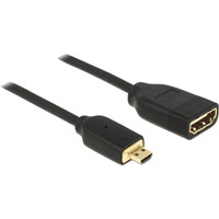 0.2m, HDMI-A/HDMI Micro-D cavo HDMI 0,2 m HDMI tipo D (Micro) HDMI tipo A (Standard) Nero, Adattatore 0.2m, HDMI-A/HDMI Micro-D cavo HDMI 0,2 m HDMI tipo D (Micro) HDMI tipo A (Standard) Nero, Adattatore