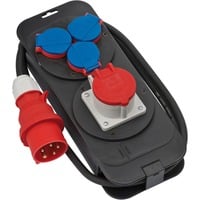 1151600010 unità di distribuzione dell''energia (PDU) 4 presa(e) AC Nero, Blu, Rosso, Distributore