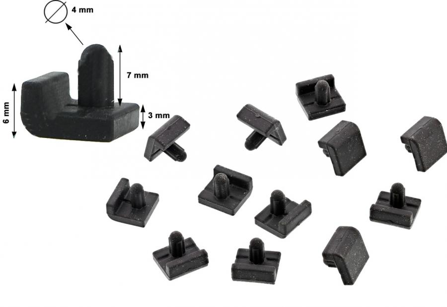 12pz Gommini Poggia Griglia Proteggi Griglia Piano Cottura Electrolux Aeg Rex
