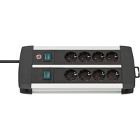 1391000908 prolunghe e multiple 3 m 8 presa(e) AC Interno Nero, Bianco, Ciabatta