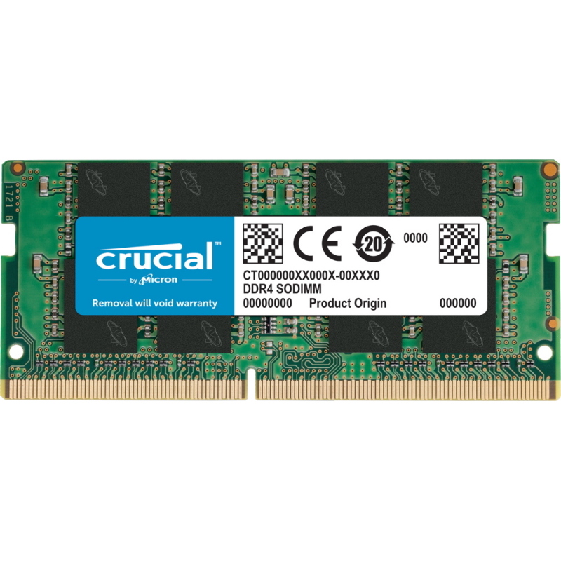 16gb crucial ddr4-3200 cl 22 so-dimm ram notebook speicher