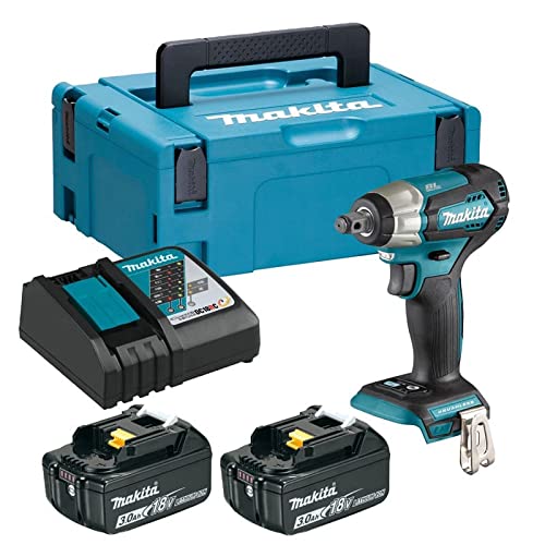 18 V Li-ion 3 Ah 180 Nm Makita Impact Driver - 2 Batterie, Caricabatterie, Valigetta - Dtw181rfj