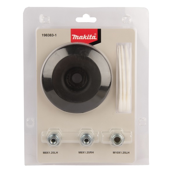 198383-1 Testina &oslash255mm Con Lame In Plastica Per Ur006/ur016/ur101/em408mp - Makita