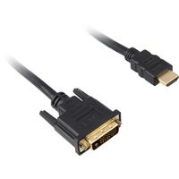 1m, HDMI/DVI-D Nero, Cavo 1m, HDMI/DVI-D Nero, Cavo