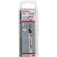 2 608 633 524 lama per sega a gattuccio, sega a traforo e sega universale Lama per seghetto alternativo Acciaio al carbonio (HCS) 25 pz