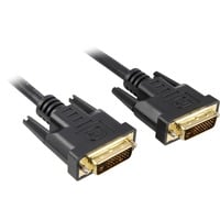 2m DVI-D to DVI-D (24+1) cavo DVI Nero