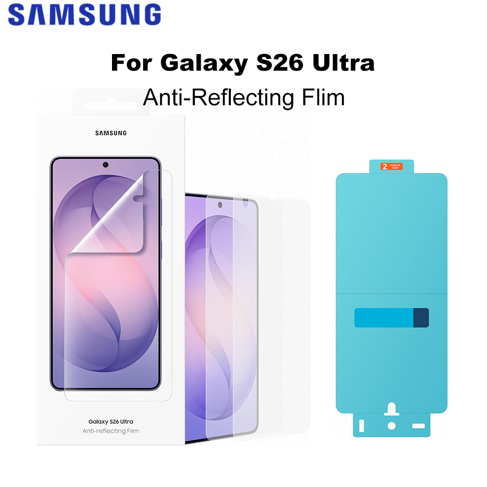 2PCS Proteggi Schermo Originale Samsung Anti-Riflesso per Galaxy S26 Ultra S26Ultra Pellicola Protettiva Anti-Riflesso