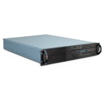 2U-2129N Supporto Nero, Argento, Server case