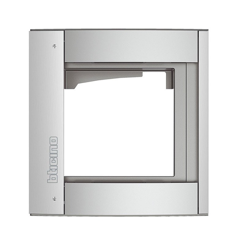 350211 - Telaio Supporto Con Cornice 1 Modulo Sfera New Finitura Allmetal - Bticino