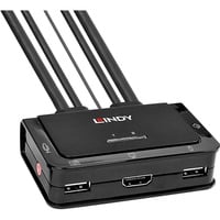 42345 switch per keyboard-video-mouse (kvm) Montaggio rack Nero, Switch KVM