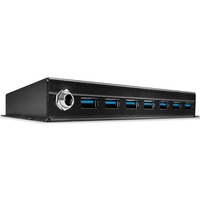 43128 hub di interfaccia 5000 Mbit/s Nero, Hub USB