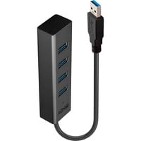 43324 hub di interfaccia USB 3.2 Gen 1 (3.1 Gen 1) Type-A 5000 Mbit/s Nero, Hub USB 43324 hub di interfaccia USB 3.2 Gen 1 (3.1 Gen 1) Type-A 5000 Mbit/s Nero, Hub USB