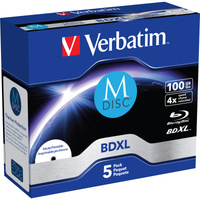 43834 disco vergine Blu-Ray BDXL 100 GB 5 pz, Dischi Blu-ray