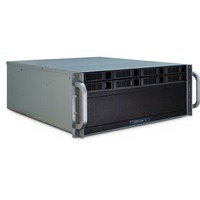 4U-4408 Supporto Nero, Argento, Server case