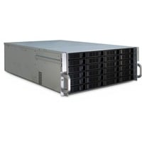 4U-4424 Supporto Nero, Argento, Server case