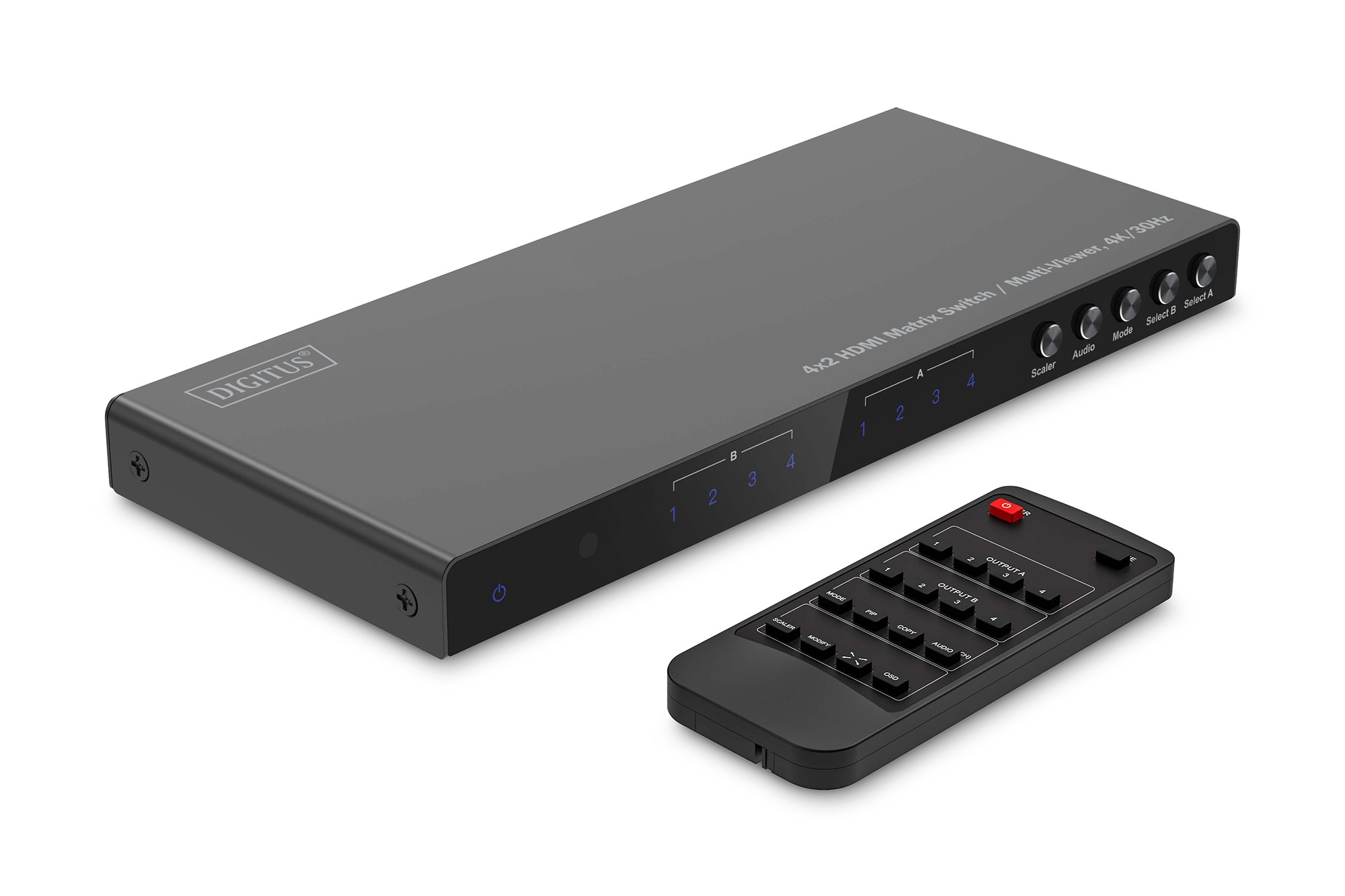 4X2 Hdmi Matrix / Multi-Visione 4K/30Hz Spdif Stereo Rs232