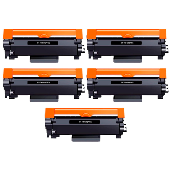 5 Toner compatibili Brother TN2420 XL - CON CHIP - TN-2420 (ALTA CAPACITÀ / JUMBO) Brother MFC L2710DW
