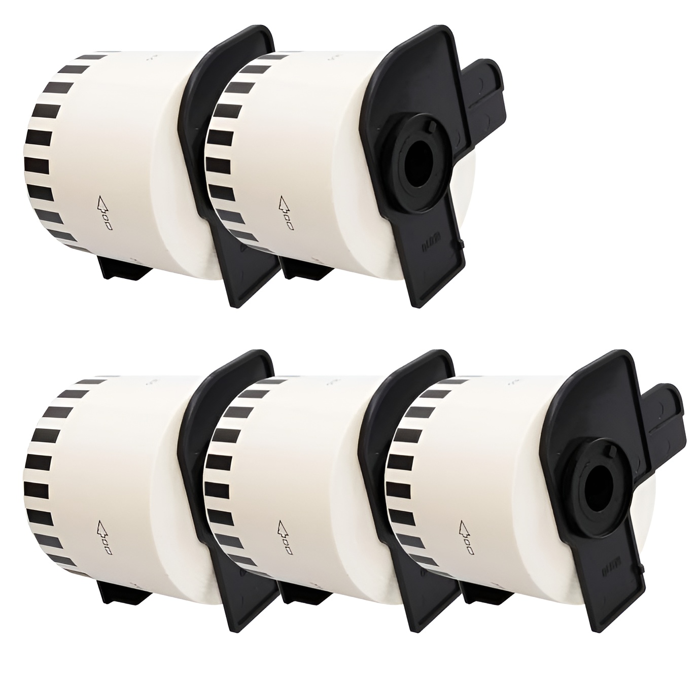5 unità Nastro Continuo Brother DK22205 Compatibile DK-22205 - Alta Qualità