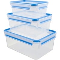 508567 recipiente per cibo Rettangolare Scatola Trasparente 3 pz, Casella