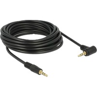 5m 3.5mm M/M cavo audio Nero