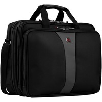 600655 borsa per notebook 43,2 cm (17") Valigetta ventiquattrore Nero, Grigio, Portatile