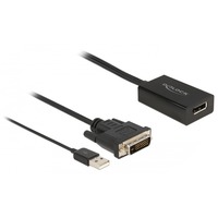 63189 cavo e adattatore video 0,5 m DVI DisplayPort Nero