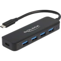 64170 hub di interfaccia USB 3.2 Gen 1 (3.1 Gen 1) Type-C 5000 Mbit/s Nero, Hub USB 64170 hub di interfaccia USB 3.2 Gen 1 (3.1 Gen 1) Type-C 5000 Mbit/s Nero, Hub USB