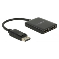 87769 ripartitore video DisplayPort 2x HDMI, Splitter HDMI