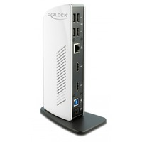 87771 replicatore di porte e docking station per notebook Cablato Nero, Bianco