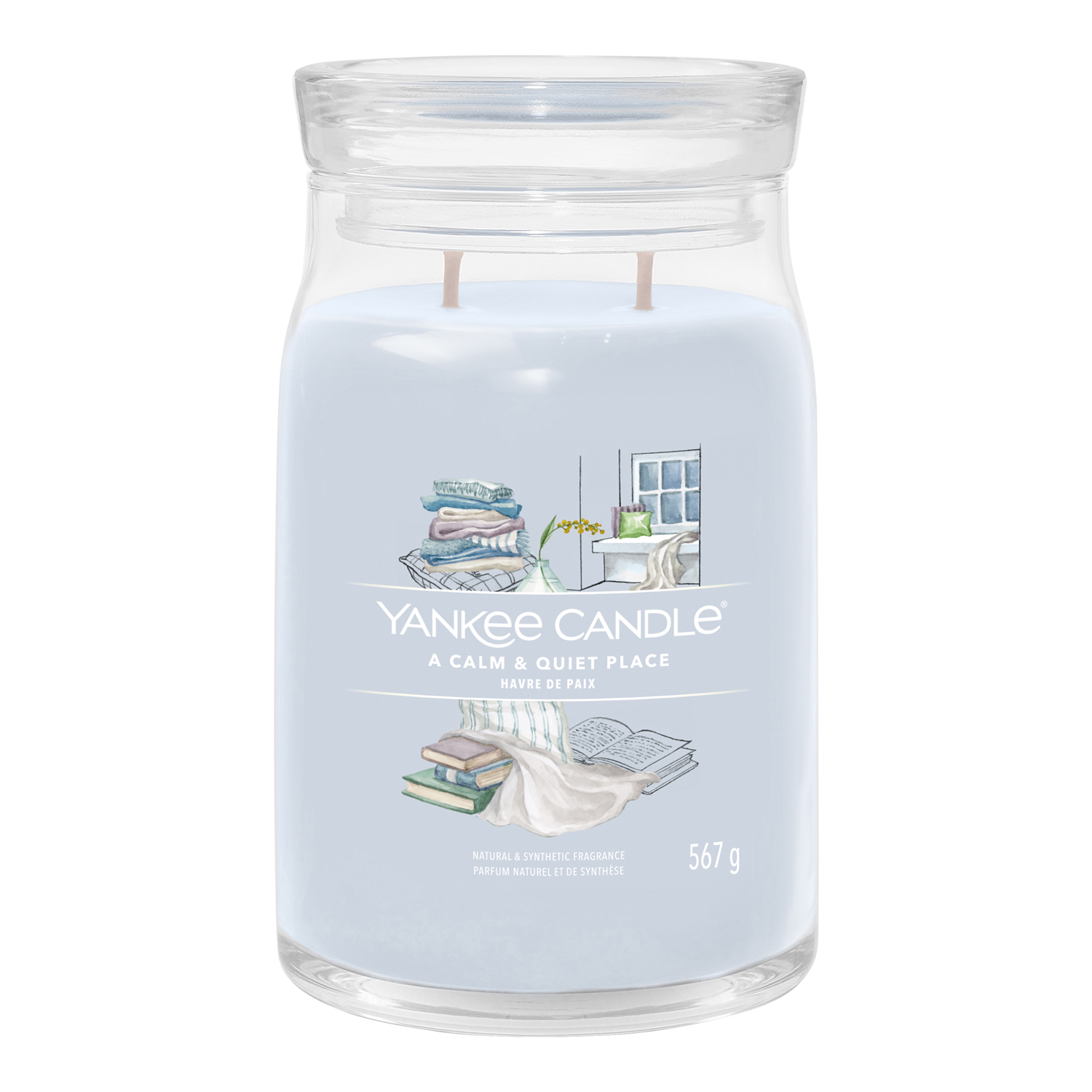 A Calm & Quiet Place, candela in giara grande Yankee Candle A Calm & Quiet Place, candela in giara grande Yankee Candle