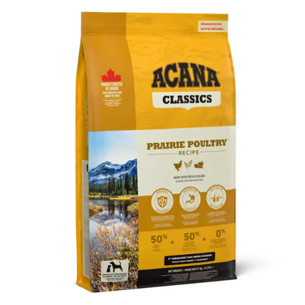 Acana Classics Prairie Poultry 9,7 kg - Croccantini per cani - 1° ORDINE? scegli tra BZR5 - BZR20 + 200 pt fedeltà Acana Classics Prairie Poultry 9,7 kg - Croccantini per cani - 1° ORDINE? scegli tra BZR5 - BZR20 + 200 pt fedeltà