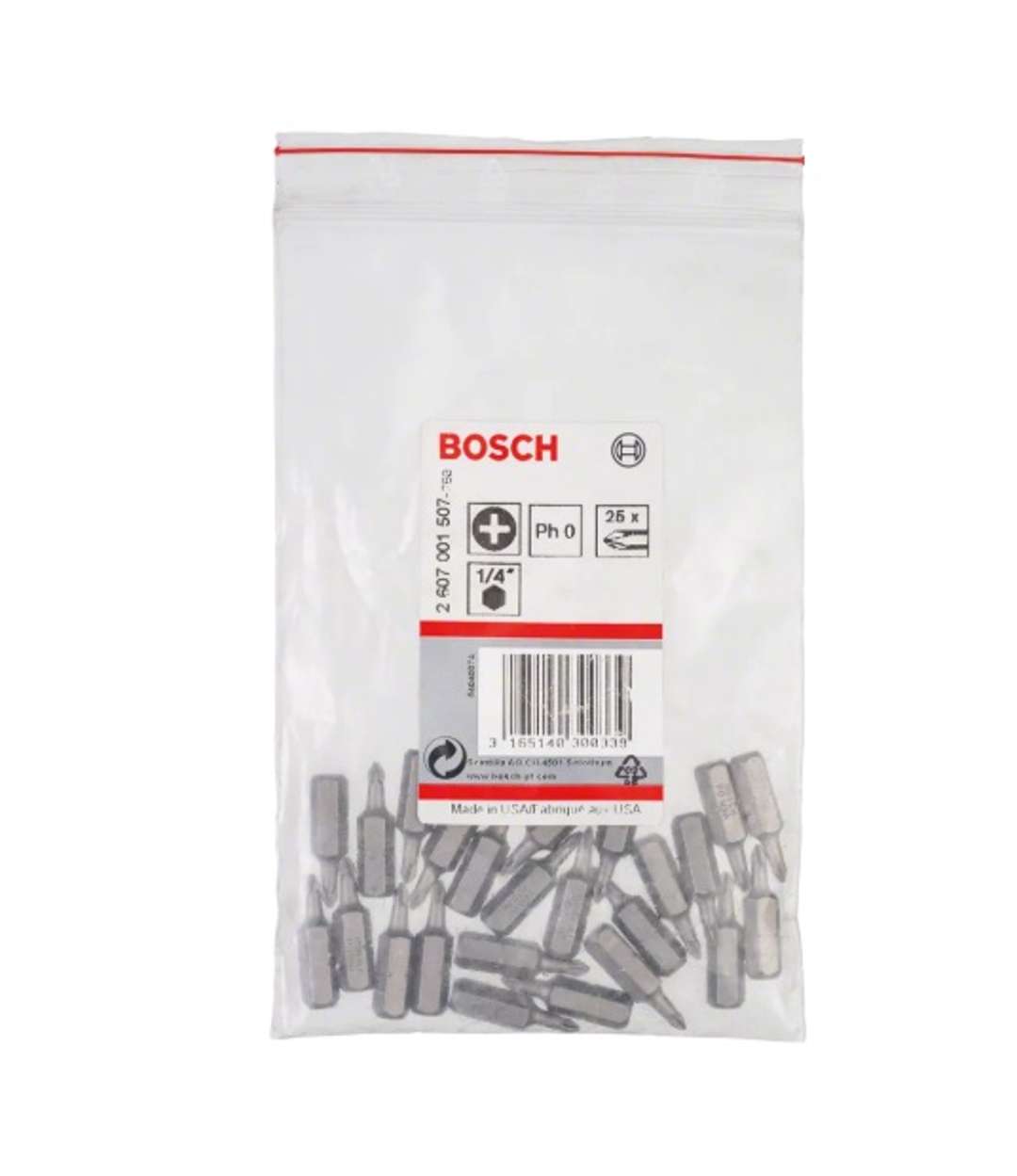 Accensione Bit Extra-hard. Ph 0 25 Mm. 25-pack.