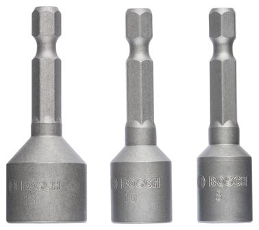 Accessories 2608551078 Inserto A Bussola 8 Mm, 10 Mm, 13 Mm 50 Mm 1 Kit - Bosch