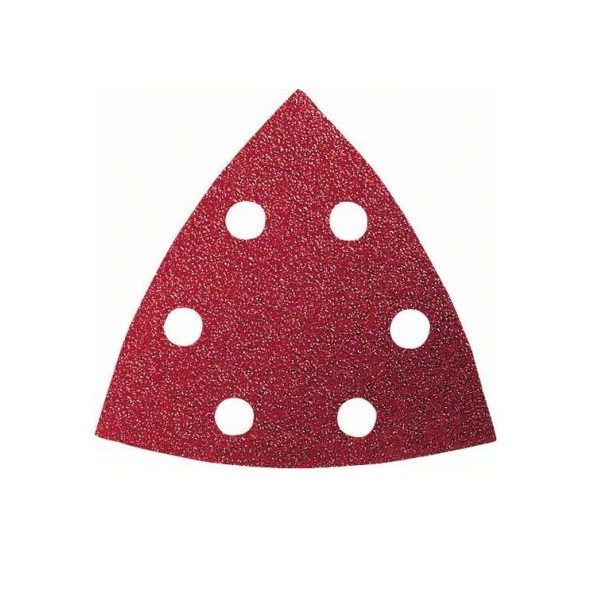 Accessories 2608621686 Carta Abrasiva A Delta Dimensione Dei Grani 80 (l X L) 93 Mm X 93 Mm 5 Pz. - Bosch
