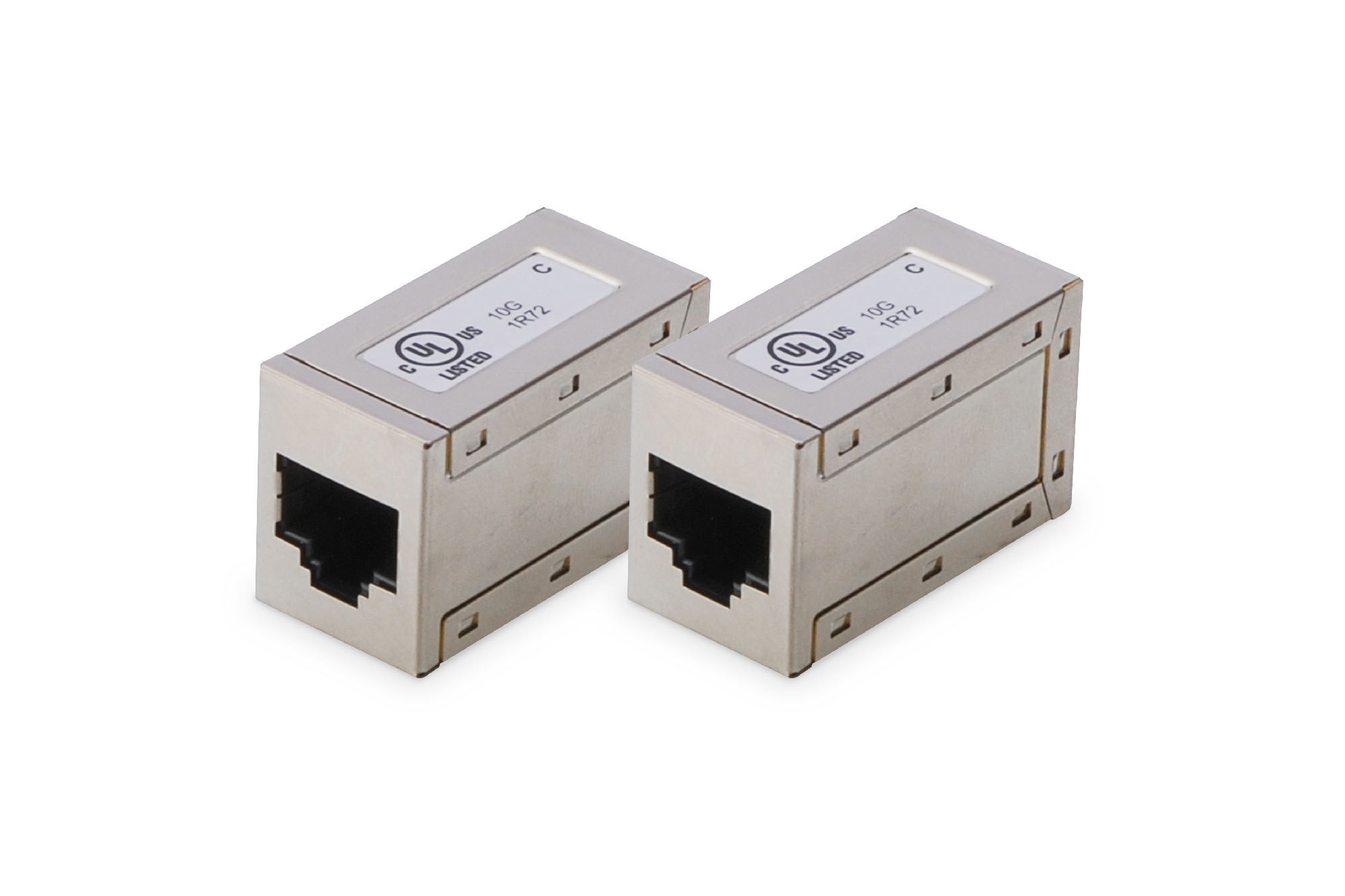 Accoppiamento Modulare Cat 6 Schermato - 2 Pezzi