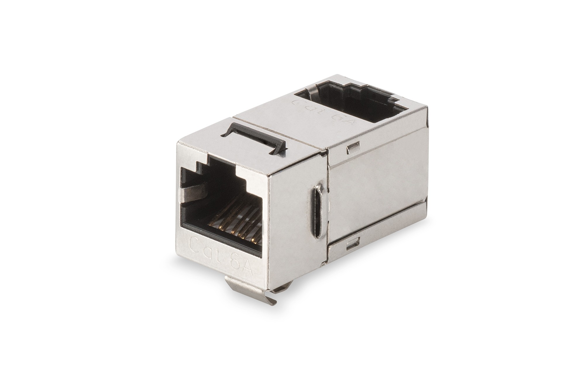 Accoppiatore Schermato Rj45 Cat 6A Classe Ea Angolato Accoppiatore Schermato Rj45 Cat 6A Classe Ea Angolato