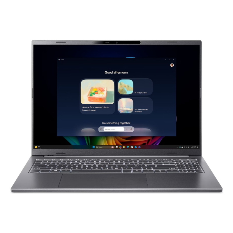 Acer aspire 16 ai a16-52m-55ds copilot+ pc intel core ultra 5 226v computer portatile 40,6 cm (16) wuxga 16 gb lpddr5x-sdram