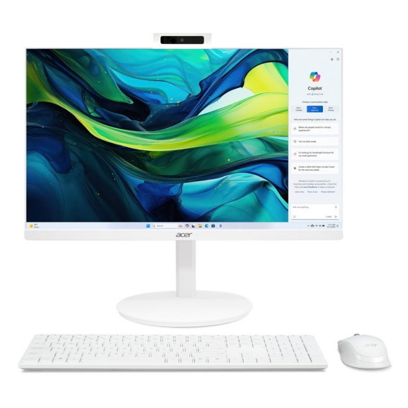 Acer aspire c27-1e13u7unh intel® core? i7 i7-1355u 68,6 cm (27) 1920 x 1080 pixel pc all-in-one 16 gb ddr4-sdram 1 tb ssd