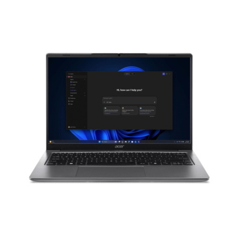 Acer extensa 14 exo14-52-729j 14 wuxga intel core ultra 7 155u ram 16gb-ssd 512gb nvme-intel graphics-wi-fi 6 + gigabit lan-win 11 prof grigio ( nx.em2et.004)