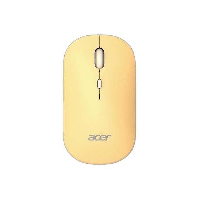 ACER mouse wireless AMR130 GP.MCE11.04B ambidestro RF wireless e bluetooth 5.2 1600 DPI regolabili ottico giallo