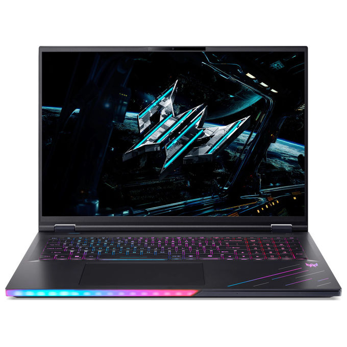 Acer, Predator Helios 18 AI, Notebook, Intel Core Ultra 9 275HX, 32 GB RAM, 2 TB SSD, NVIDIA GeForce RTX 5080, Nero