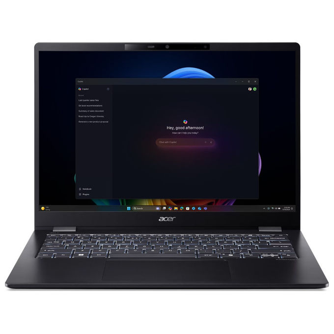 ACER TravelMate P6 14 Copilot Pc Intel Ultra 7 Nero ACER TravelMate P6 14 Copilot Pc Intel Ultra 7 Nero