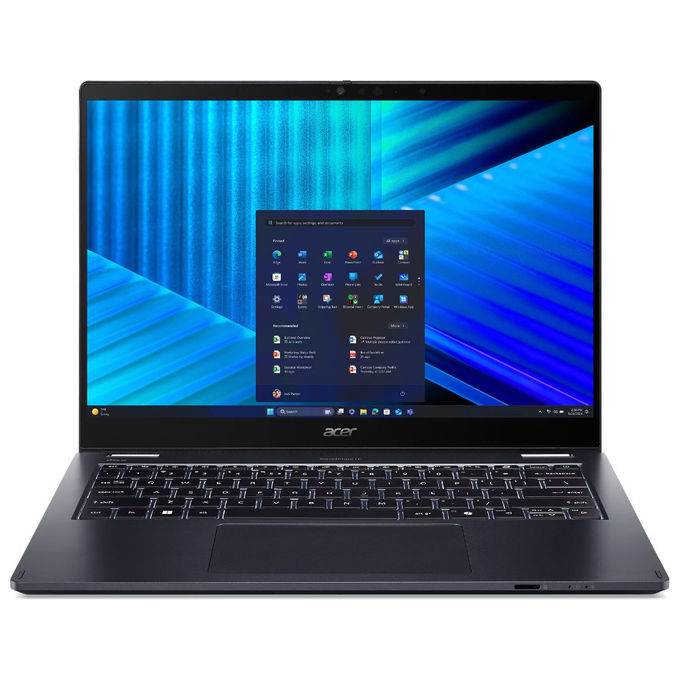 ACER TravelMate TMP414RN-55-TCO-71X7 Ibrido 2 in 1 14 pollici Touch Intel Core Ultra 7 16GB RAM 1TB SSD Windows 11 Pro Blu