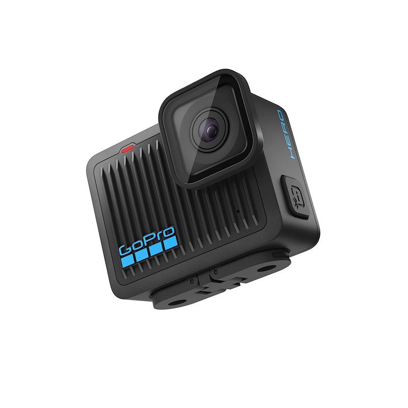 Action Camera GOPRO HERO + accessori, supporto adesivo curvo, fibbia di montaggio vite fissaggio, cavo USB-C