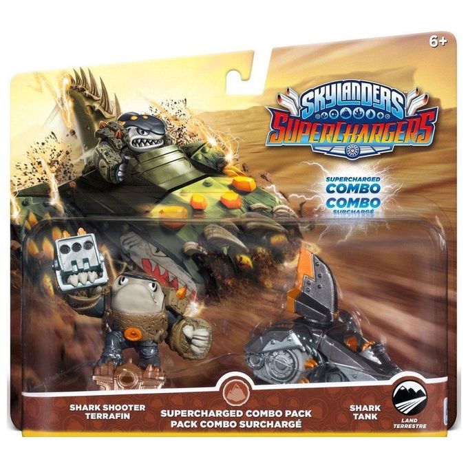 Activision 87582EU Skylanders SuperChargers Dual Pack Shark Shooter Terrafin e Shark Tank Toys to Life colore Multicolore Activision 87582EU Skylanders SuperChargers Dual Pack Shark Shooter Terrafin e Shark Tank Toys to Life colore Multicolore
