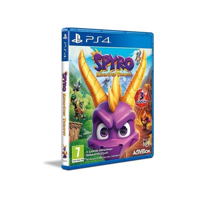 Activision 88237IT Spyro Reignited Trilogy Videogioco PS4 PlayStation 4 Piattaforma PEGI 7 ITA Fisico Activision 88237IT Spyro Reignited Trilogy Videogioco PS4 PlayStation 4 Piattaforma PEGI 7 ITA Fisico
