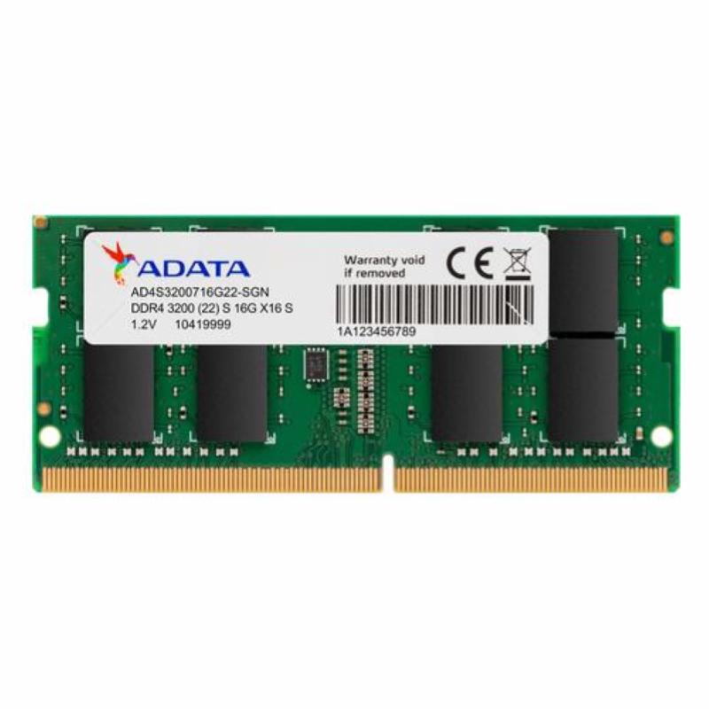 Adata ram sodimm 8gb ddr4 (1x8gb) 3200mhz cl22 1,2v