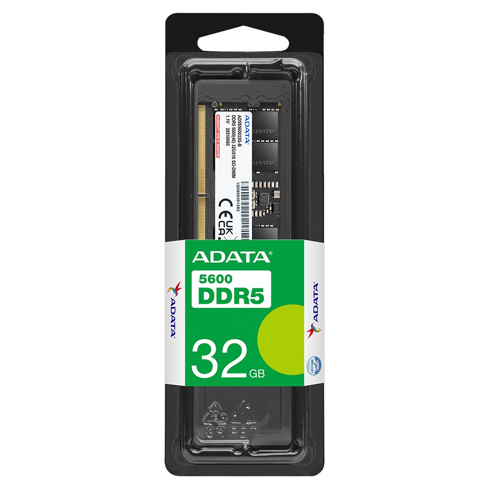 ADATA SO-DIMM DDR5-5600 32GB ADATA SO-DIMM DDR5-5600 32GB