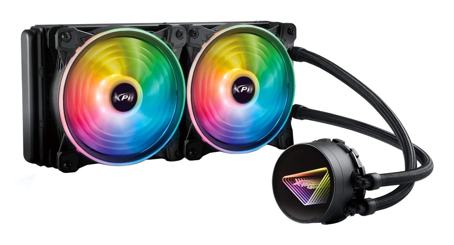 Adata Xpg Dissipatore Cpu Acqua Levante X 240 Argb Black Rgb Mirror Pump Head