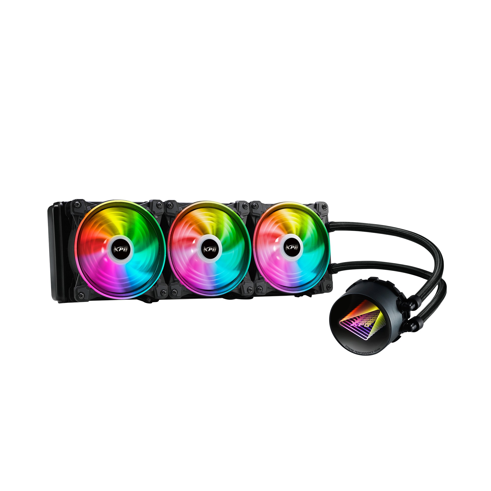 Adata Xpg Dissipatore Cpu Acqua Levante X 360 Argb Black Rgb Mirror Pump Head